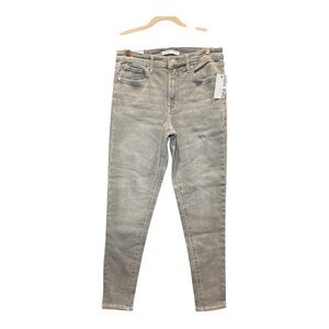 NINE WEST Gray High Rise Super Skinny Jeans Size 6 NWT